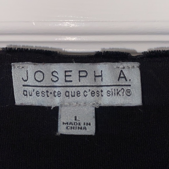 Joseph A Velvet Burnout Style Short Sleeve Top - Picture 6 of 8